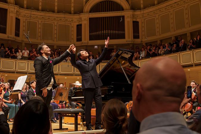 conductor with Lang Lang