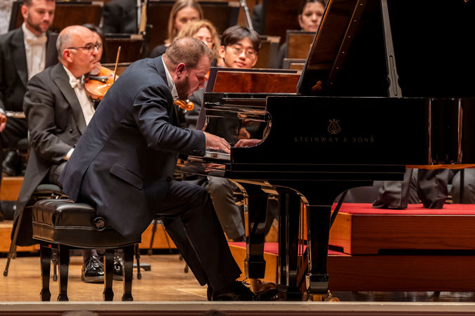 pianist playing