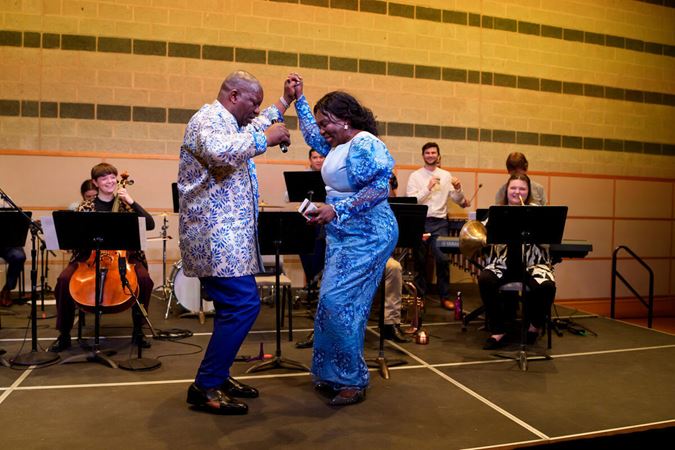 Tonduangu Matias and his wife