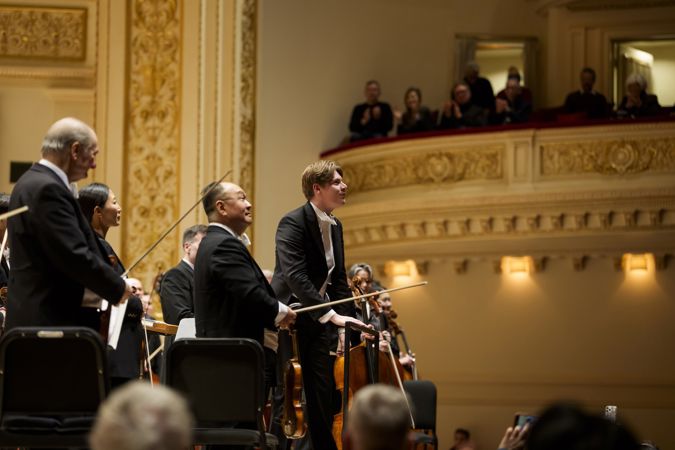 Klaus M and CSO at Carnegie Hall