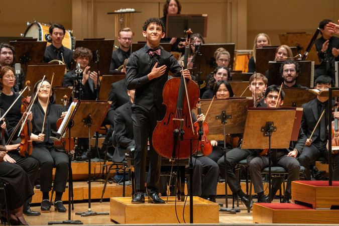 Cellist Gabriel Raviv, 2026 YAC Finalist