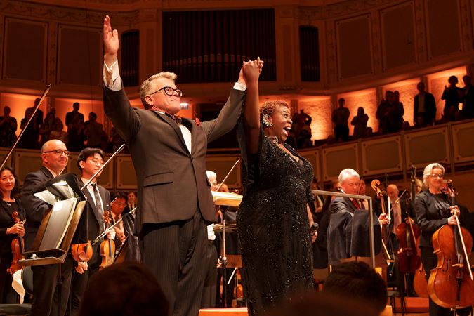 soloist conductor bowing