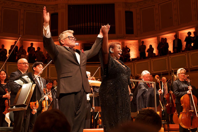 soloist conductor bowing