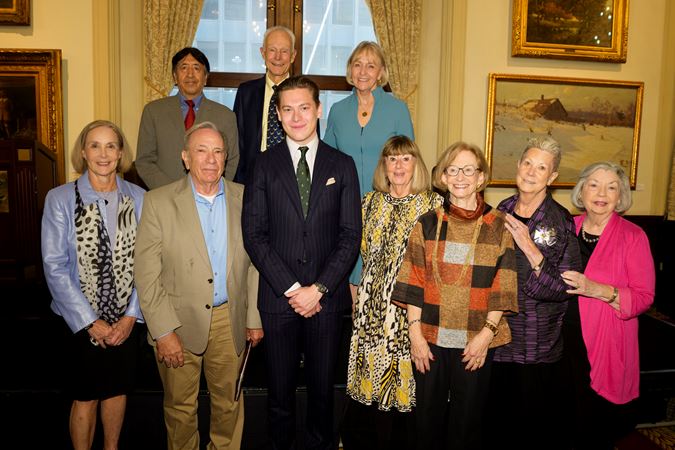 League members with Klaus Mäkelä