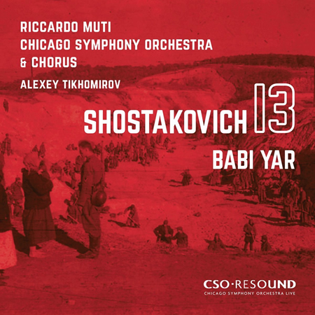 Shostakovich Symphony No. 13 ("Babi Yar") CSO Resound cover