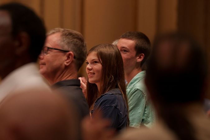 young audience member
