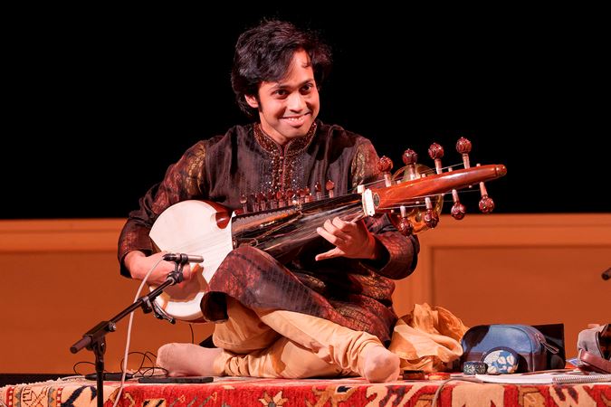 sarod player Aayush Mohan