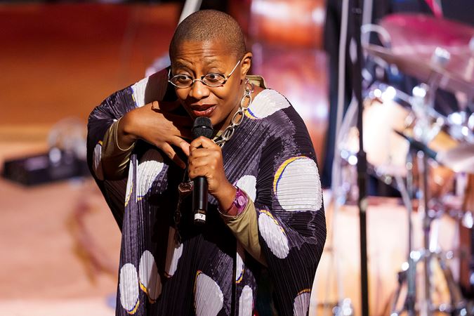 Cécile McLorin Salvant performing