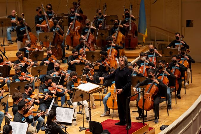 Riccardo Muti and the 2022 Chicago Youth in Music Festival Orchestra