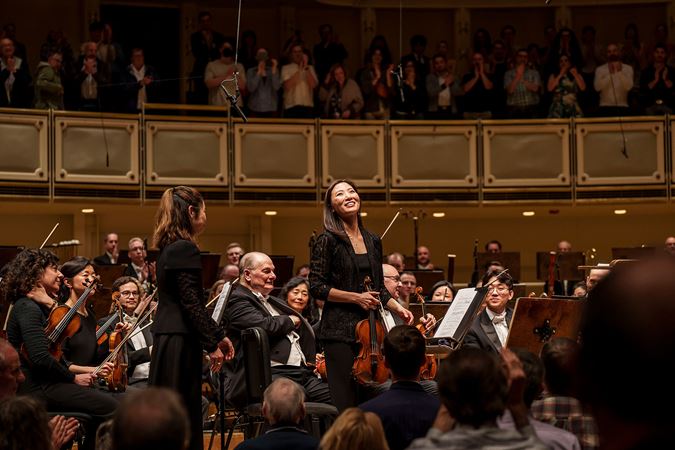 Applause for Associate Concertmaster