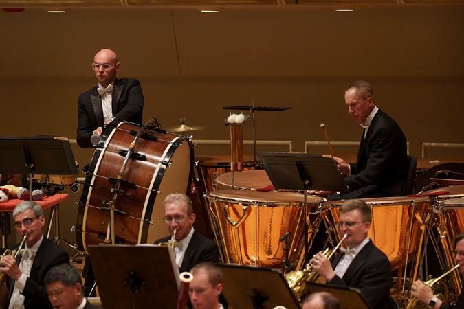 percussionists playing