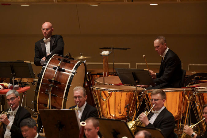 percussionists playing