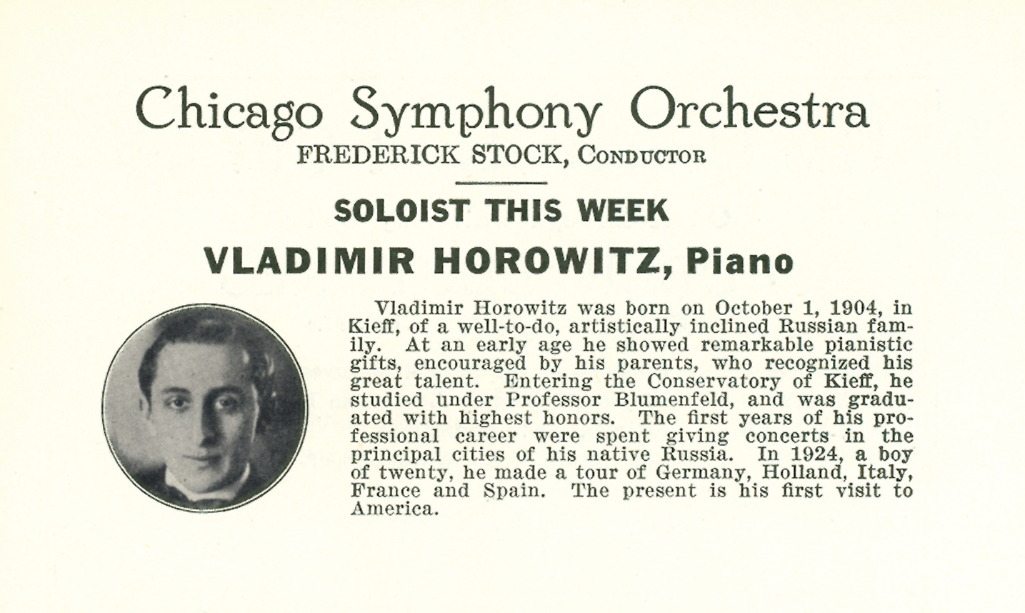 Vladimir Horowitz N.B.C. Symphony Orchestra Dirigent: Arturo