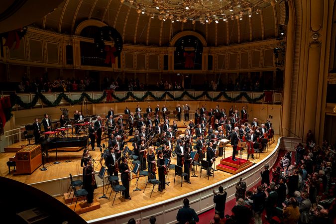 the full Orchestra takes a bow