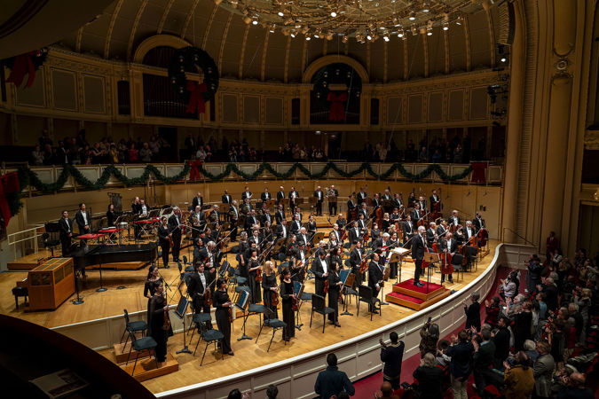 the full Orchestra takes a bow