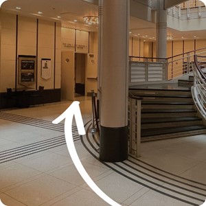 Arcade entrance from rotunda