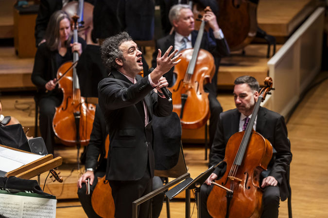 conductor talking