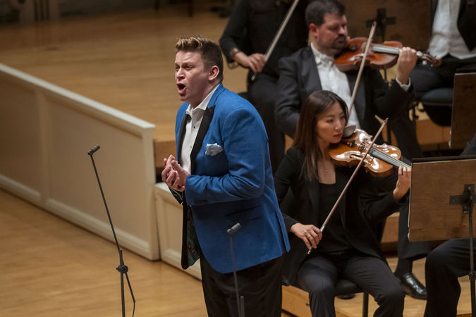 soloist singing