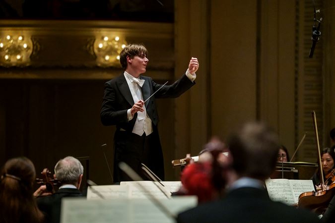 Zell Music Director Designate Klaus Mäkelä leading the CSO in Mahler 3