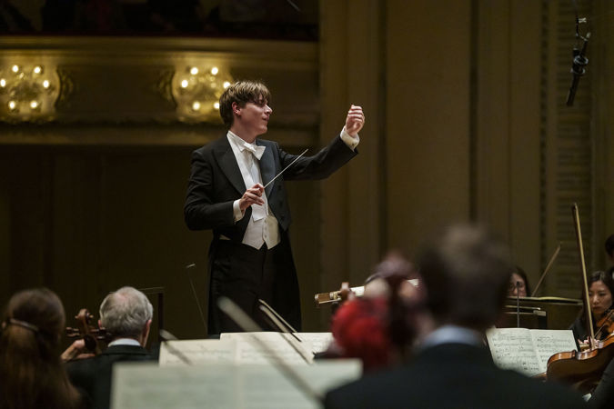 Zell Music Director Designate Klaus Mäkelä leading the CSO in Mahler 3