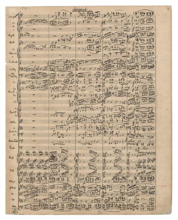 Fair copy of Schoenberg's Pelleas and Melisande