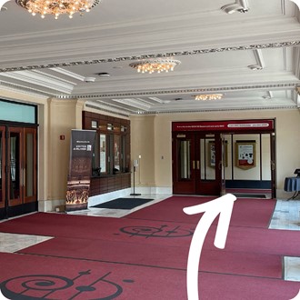 Passage to arcade hallway