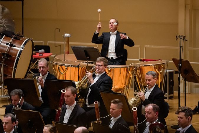 timpanist raised mallets