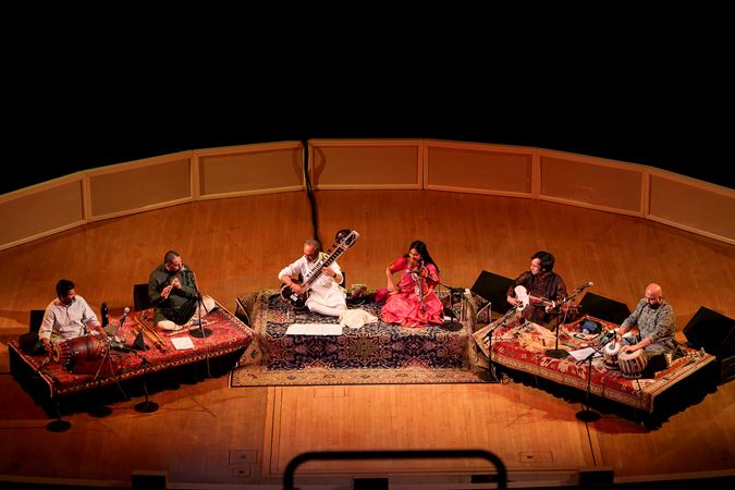 the full Ravi Shankar Ensemble from above