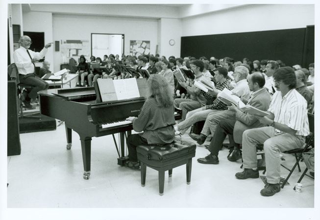 Chicago Symphony Chorus rehearsal, Sept. 29, 1997