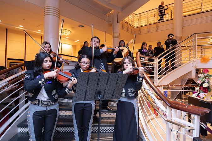 Rotunda preconcert performance