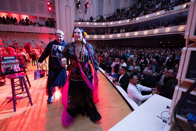 ensemble exiting stage