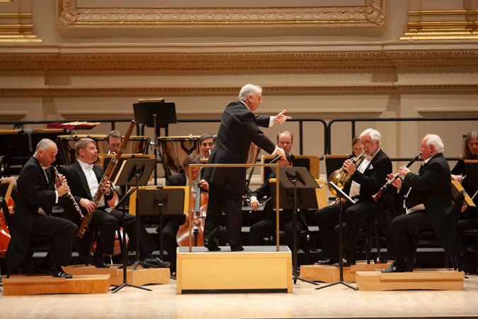 Daniel Barenboim and Dale Clevenger