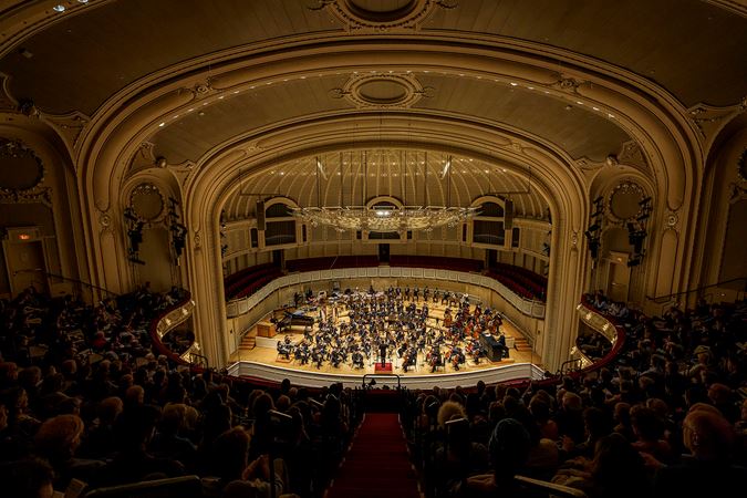 Wide Shot Of Civic And Conductor Thomas Wilkins On Stage