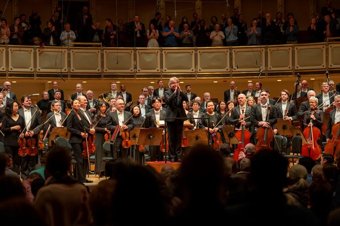 A bow shot of Esa-Pekka Salonen and the CSO