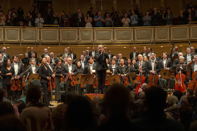 A bow shot of Esa-Pekka Salonen and the CSO