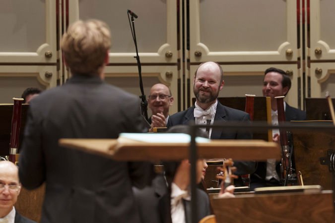 Bow shot of CSO English Horn and Oboe Scott Hostetler