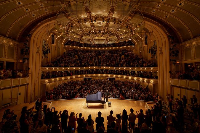 ovation from terrace