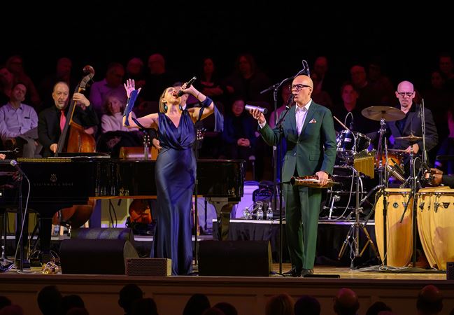 vocalist China Forbes and vocalist-percussionist Timothy Nishimoto