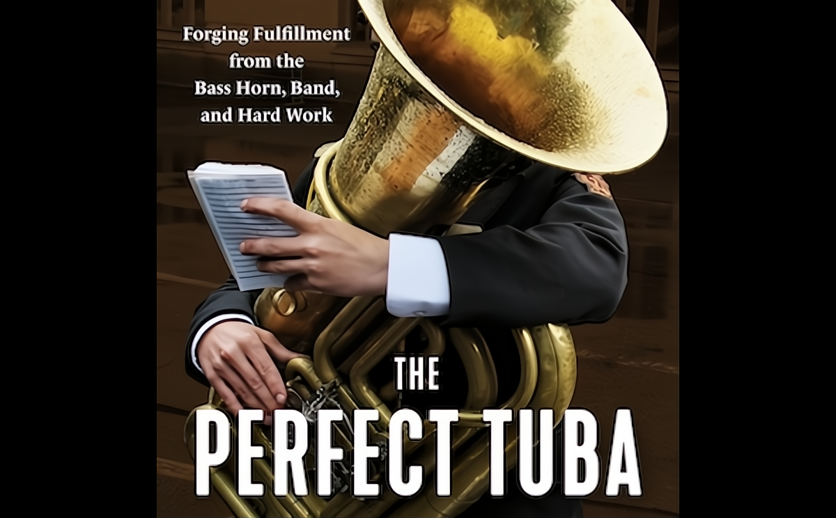 detail from cover of the book The Perfect Tuba 