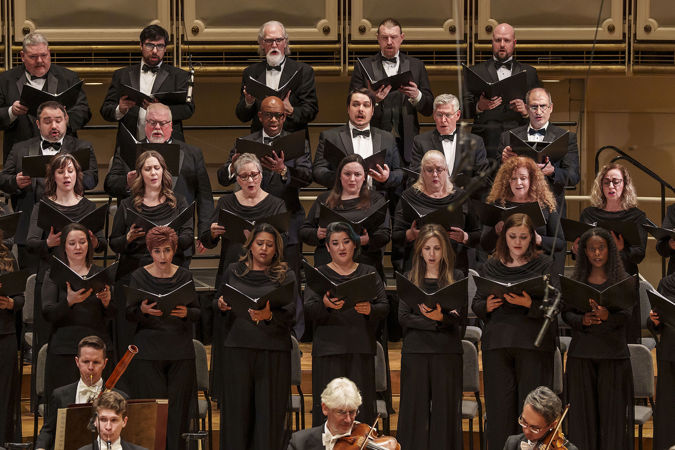Group shot of the Chicago Symphony Chorus