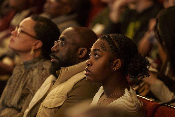 Audience members on the Main Floor