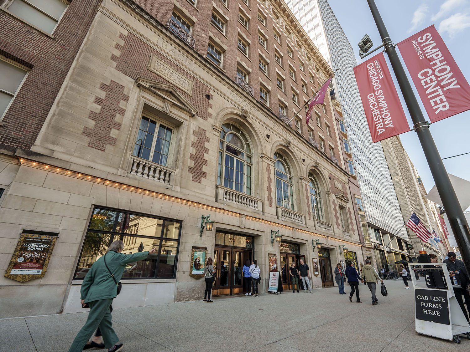 Orchestra Hall, designed by pioneering architect Daniel Burnham