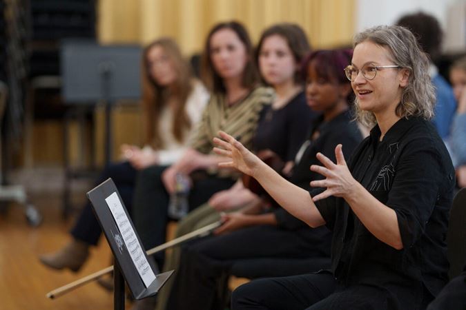 Hilary Hahn at CMPI master class