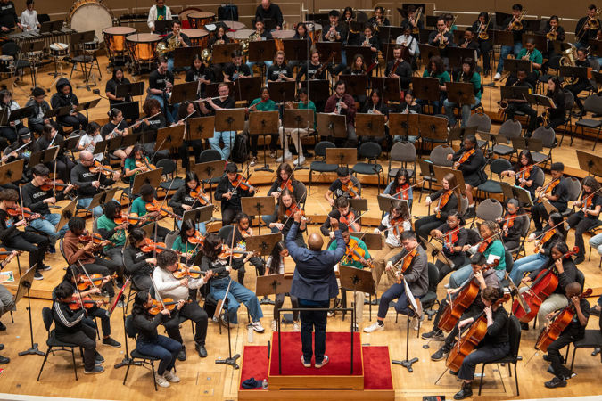 student musicians