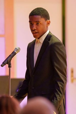 young composer speaking