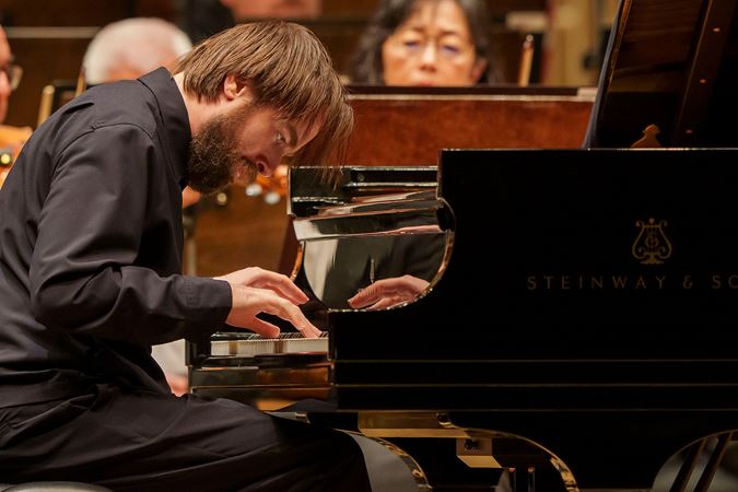 Trifonov playing piano