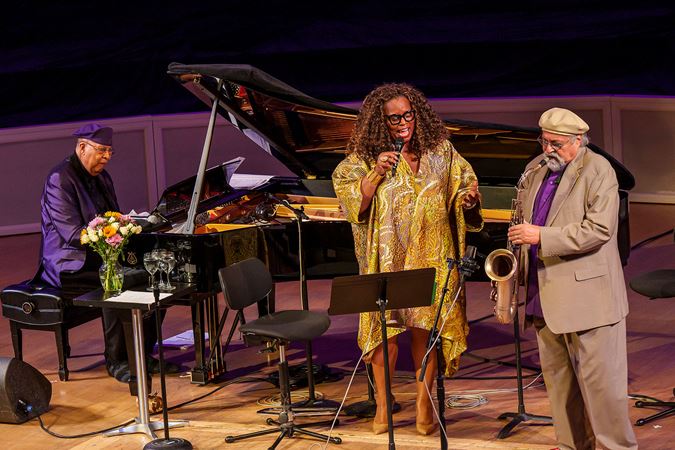 Reeves, Valdes, Lovano performing