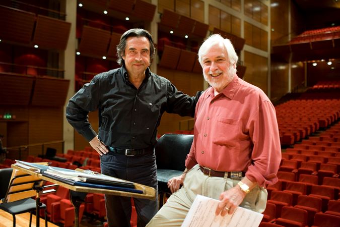 Riccardo Muti and Dale Clevenger