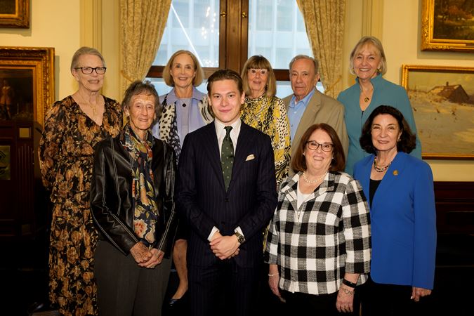 League members with Klaus Mäkelä
