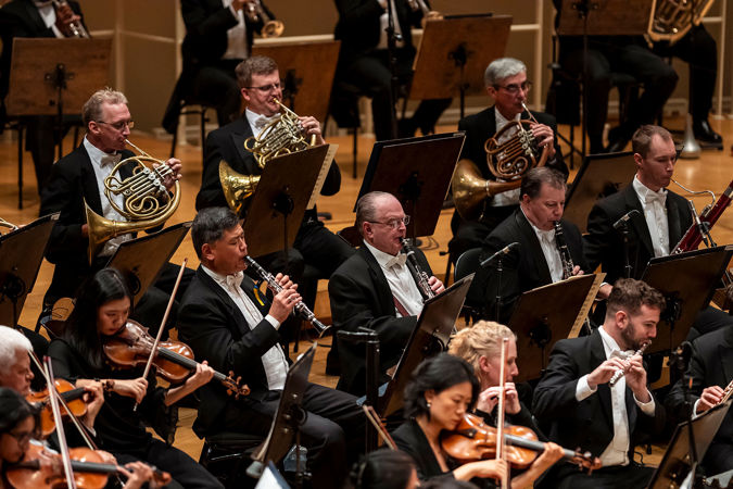 horns and clarinets